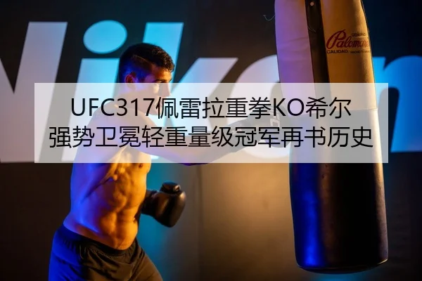 UFC317佩雷拉重拳KO希尔强势卫冕轻重量级冠军再书历史